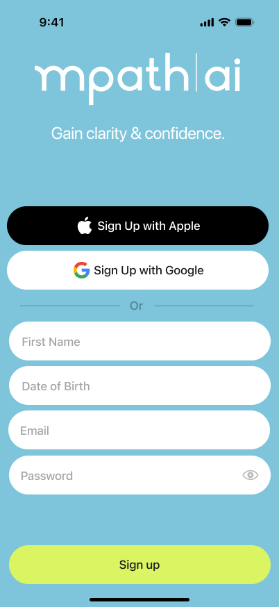 mPathAI: Overcome Overwhelm Mobile App gallery 8