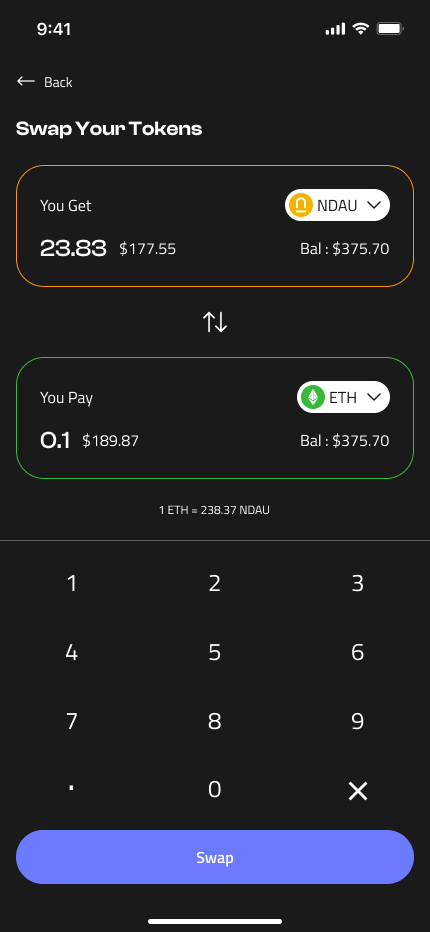 Ndau Wallet App gallery 5